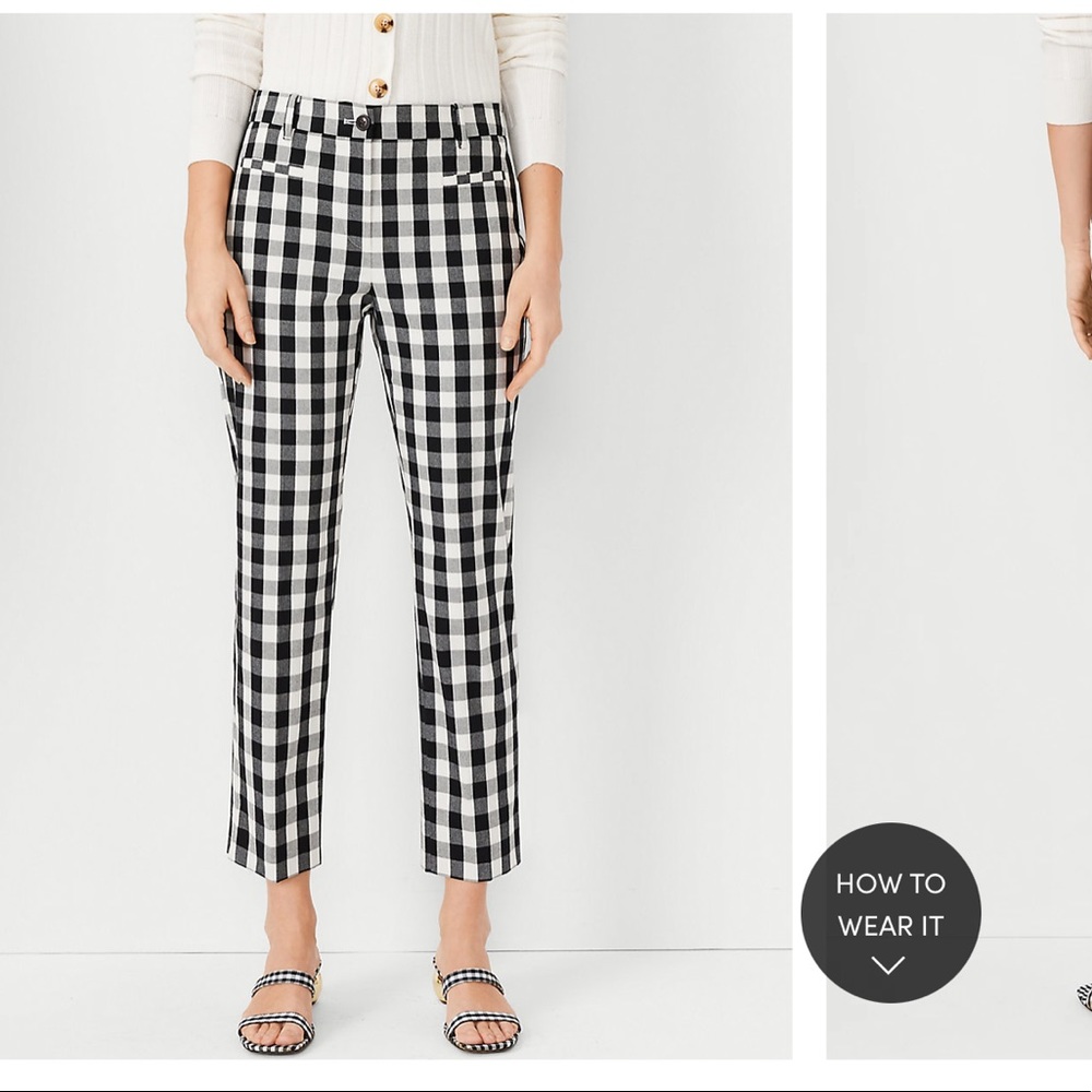 Ann Taylor Plaid Pants